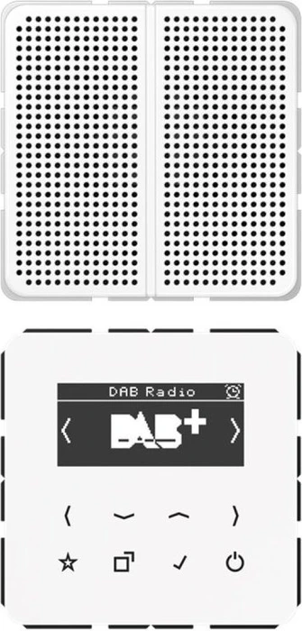 Jung Serie CD Smart Radio DAB+ Set Mono, alpinweiß