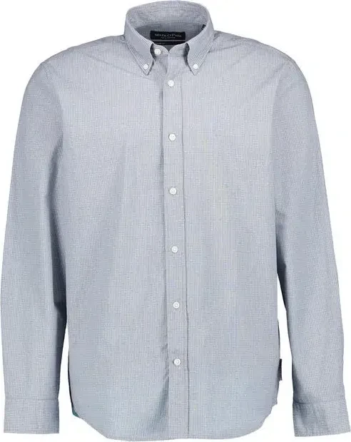 Marc O'Polo Regular Button-Down Karo Hemd langarm (Herren)