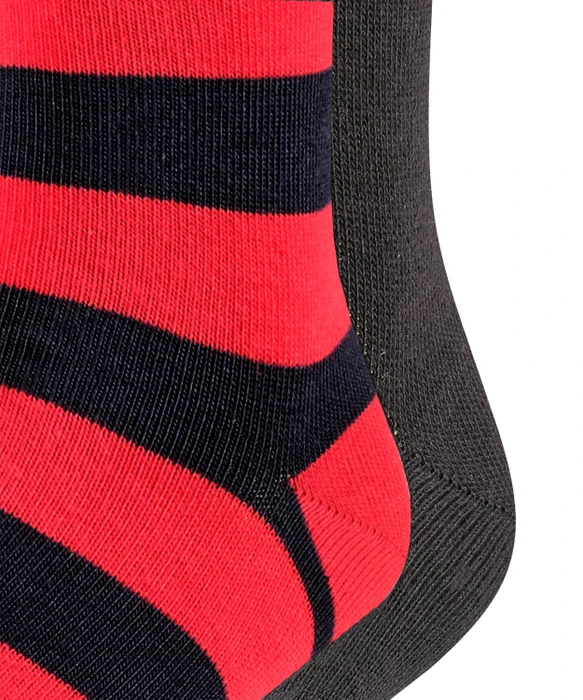 Falke Happy Stripe Socken marine, 2 Paare (Junior)