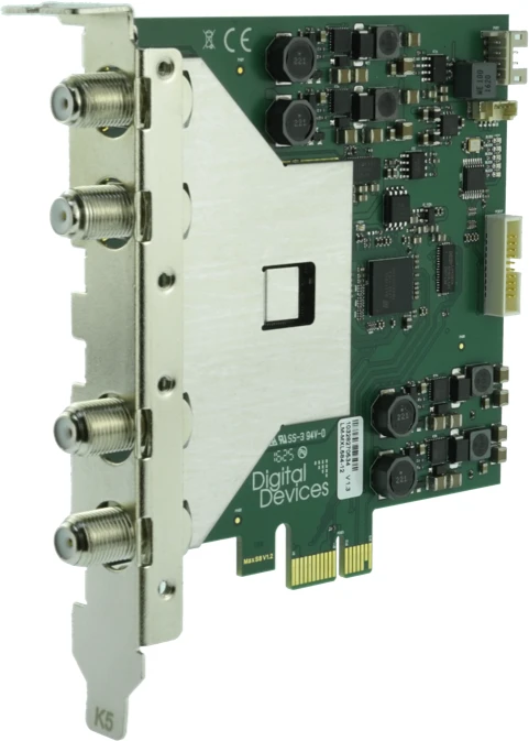 Digital Devices Max SX8 Basic, DVB-SX2/S2/S Octa-Tuner, PCIe x1