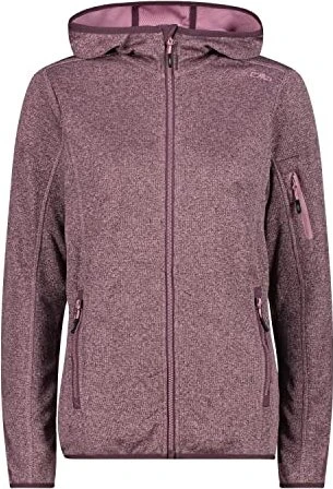 CMP Knit Tech Fleece Mesh Hoody Jacke plum/fard (Damen)
