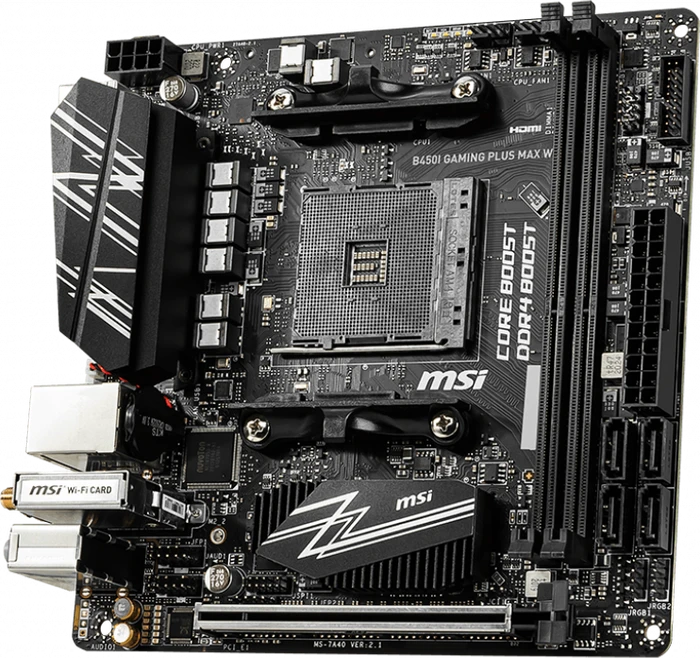 MSI B450I Gaming Plus MAX WIFI (AMD AM4)
