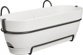 Elho Vibia Campana All-In-1 oval 50x26cm seidenweiß