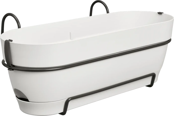 Elho Vibia Campana All-In-1 oval 50x26cm seidenweiß