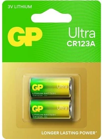 GP Batteries Lithium CR123A (CR123/CR17345), 2er-Pack