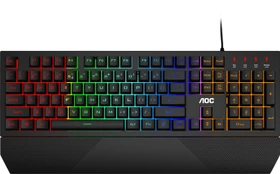AOC Gaming GK200, LEDs RGB, schwarz, USB, UK