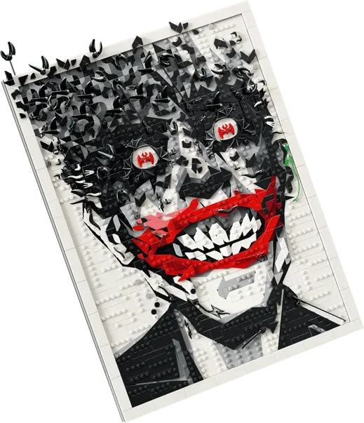 LEGO Art - Joker Wall Art Comic Cover