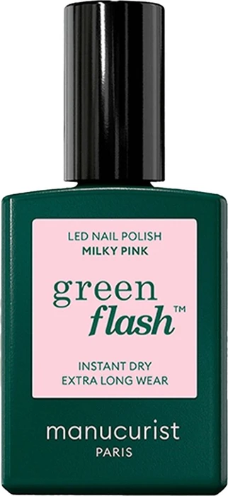 Manucurist Green Flash Gel Nagellack milky pink, 15ml