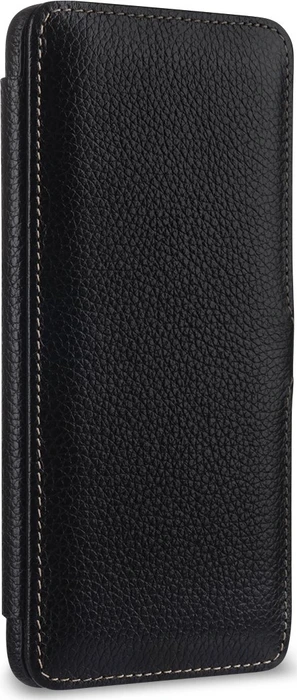 Stilgut Book Type Leather Case Clip für Samsung Galaxy A51 schwarz