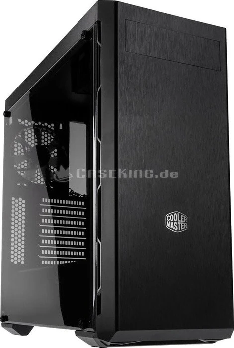 Cooler Master MasterBox MB600L schwarz/grau, Acrylfenster, mit 5.25" Schacht