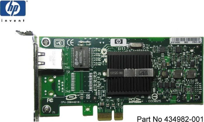 HP NC110T LAN-Adapter, 1x RJ-45, PCIe 1.0 x1