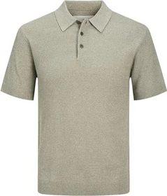 Jack & Jones Cooper Knit Poloshirt kurzarm vetiver (Herren)