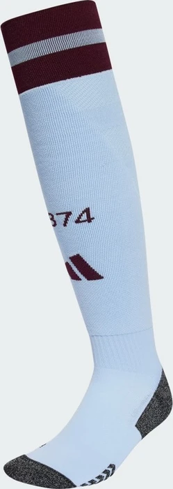 adidas Aston Villa FC 2024/2025 Fußballstutzen glow blue/maroon