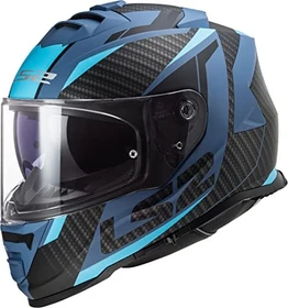 LS2 FF800 Storm II Racer matt schwarz/blau