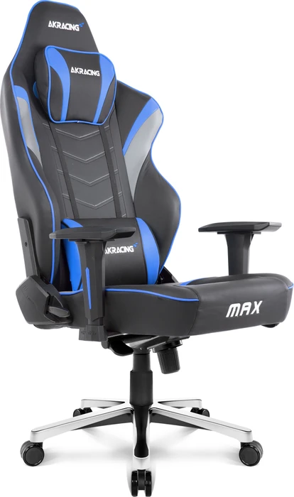 AKRacing Master Max Gamingstuhl, schwarz/grau/blau