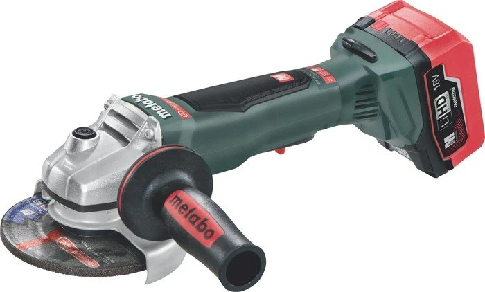 Metabo WPB 18 LTX BL 125 Quick Akku-Winkelschleifer inkl. Koffer + 2 Akkus 5.5Ah