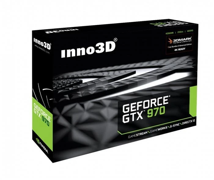 INNO3D GeForce GTX 970 Gaming OC, 4GB GDDR5, 2x DVI, HDMI, DP