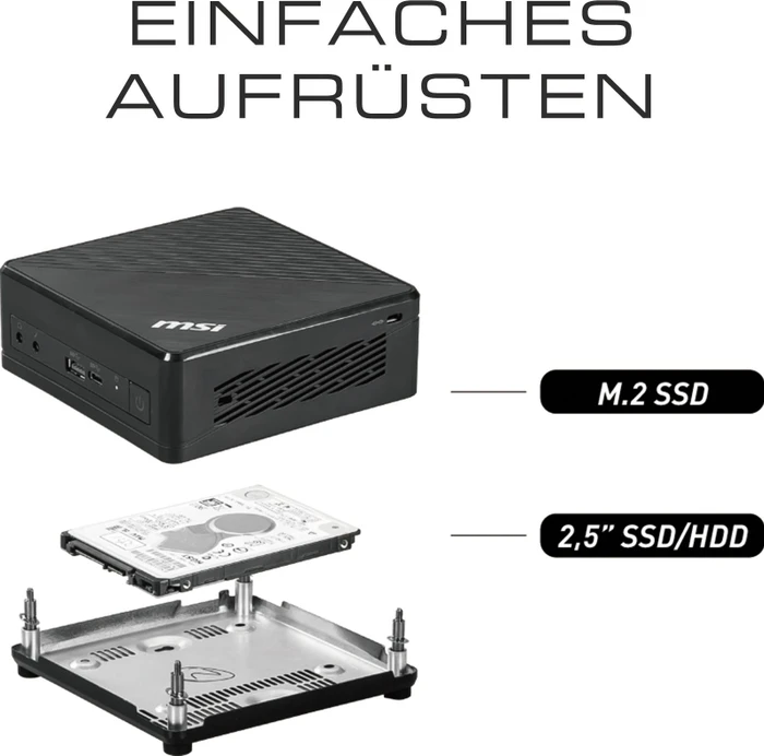 MSI Cubi 5 10M-242BEU, weiß