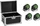 Eurolite Set 4x LED Silent PAR 6 QCL Floor sw + Case (20000986)