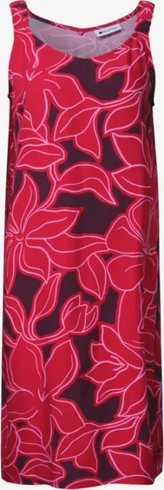 Street One Knielanges Kleid mit gerafften Trägern Kleid salsa red (Damen)