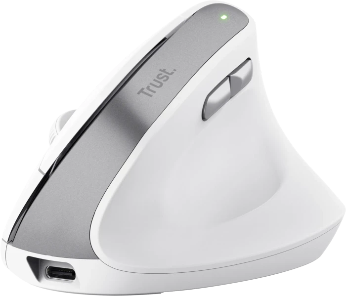 Trust Bayo II Ergonomic Wireless Mouse weiß, ECO zertifiziert, USB