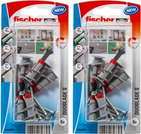 fischer DuoBlade DuoBlade Schrauben/Dübel-Sortiment, 6 Stück