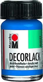 Marabu Decorlack Acryl Acrylfarbe, azurblau, 15ml