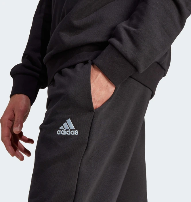 adidas Big Logo Terry Trainingsanzug schwarz (Herren)