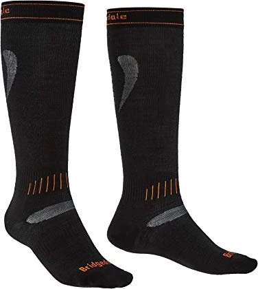 Bridgedale Ultra Fit Skisocken schwarz/orange (Herren)