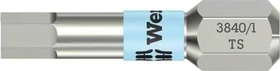 Wera 3840/1 TS Innensechskant Bit 1/4", 2.5x25mm, 1 Stück