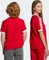 adidas 3-Streifen T-Shirt kurzarm better scarlet (Junior) Vorschaubild