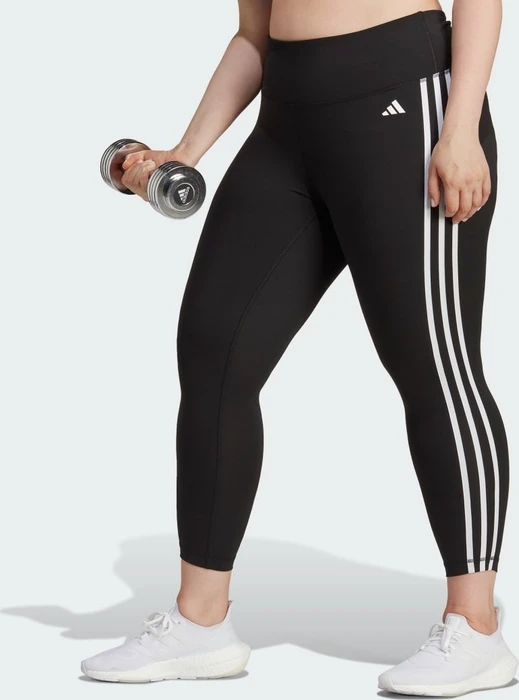 adidas Train Essentials 3-Streifen High-Waisted große Größen Hose 7/8 black (Damen)