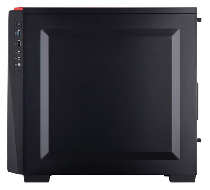 Corsair Carbide Series SPEC-04 TG, schwarz/rot, Glasfenster