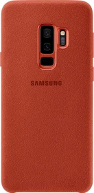 Samsung EF-XG965AR Alcantara Cover für Galaxy S9+ rot