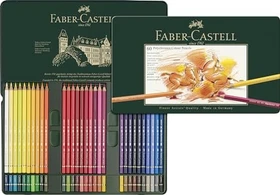 Faber-Castell Polychromos Buntstift sortiert, Metalletui, 60er-Set