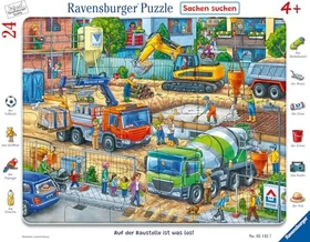 Ravensburger Puzzle Auf der Baustelle ist was los!