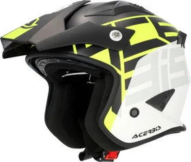 Acerbis Aria Graphic matt weiß/schwarz/gelb