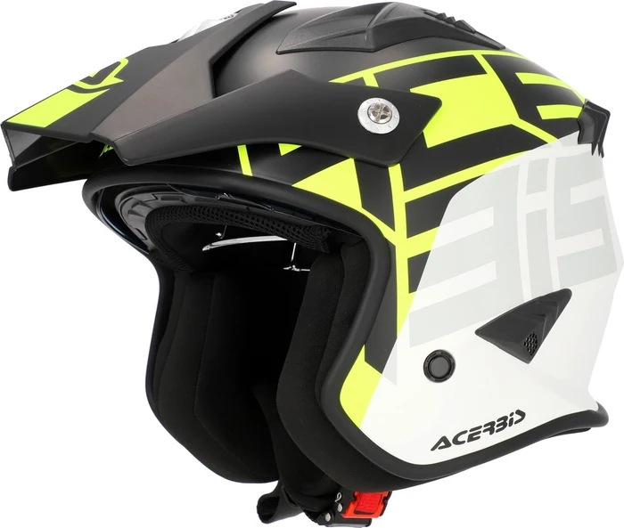 Acerbis Aria Graphic matt weiß/schwarz/gelb