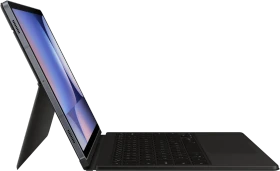 Samsung EF-DX825 Book Cover Keyboard mit AI-Taste für Galaxy Tab S9+ / S9 FE+ / S10+, schwarz, DE