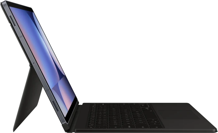 Samsung Book Cover, Keyboard und Display-Schutz für Galaxy Tab S9+ / Galaxy Tab S9 FE+ / Galaxy Tab S10+
