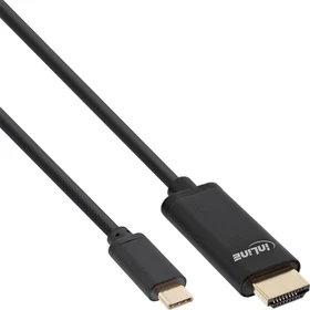 InLine USB-C mit DisplayPort/HDMI 2.0 Adapterkabel, 1m (64111)