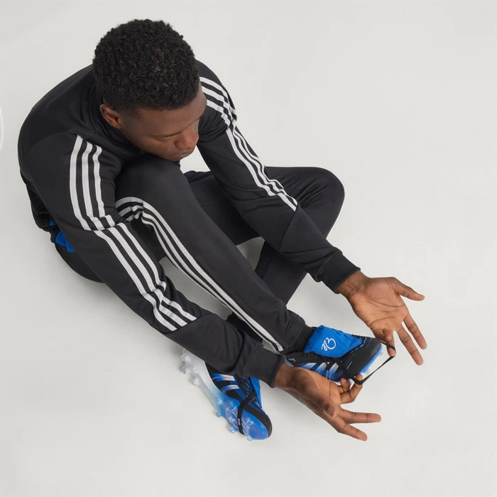 adidas Predator Elite JB Fold-Over Tongue FG core black/cloud white/glow blue