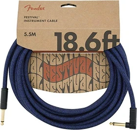 Fender Festival Instrument Cable Blue Dream 5.5m