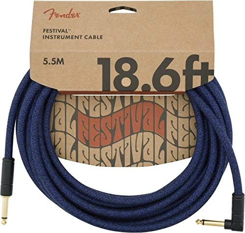 Fender Festival Instrument Cable Blue Dream 5.5m