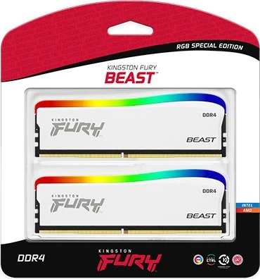 Kingston FURY Beast RGB Special Edition UDIMM 32GB Kit, DDR4-3600, CL18-22-22, 1RX8