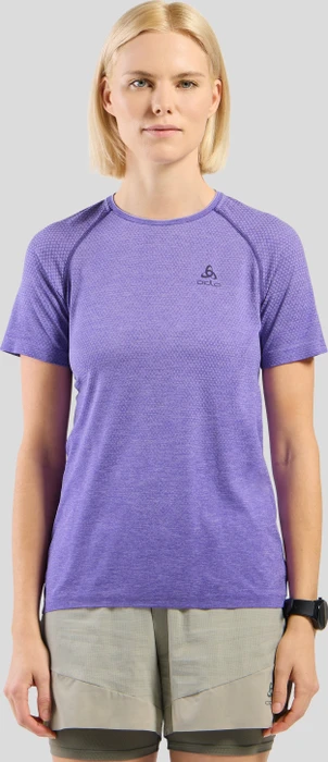 Odlo Essentials Seamless Funktionsshirt kurzarm afterparty melange (Damen)