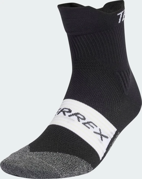 adidas Terrex Heat.Rdy Trail Running Agravic Crew Laufsocken white/black/impact orange