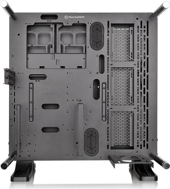 Thermaltake Core P3 Tempered Glass Curved Edition schwarz, Glasfenster