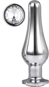 Dream Toys Gleaming Love Pleasure Plug large silver