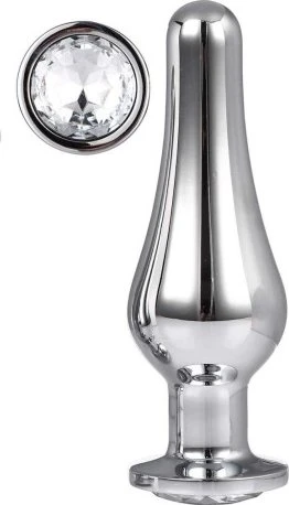Dream Toys Gleaming Love Pleasure Plug large silver